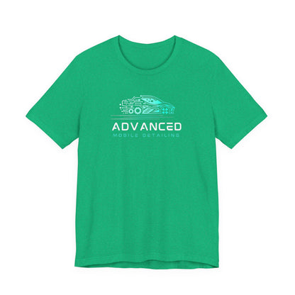 Advanced Mobile Detailing, Super soft style, Unisex Tee, Car Enthusiast Shirt, Automotive Gift, Stylish Car Wash Tee, Perfect for Mechanics, Birthday or Holiday Gift