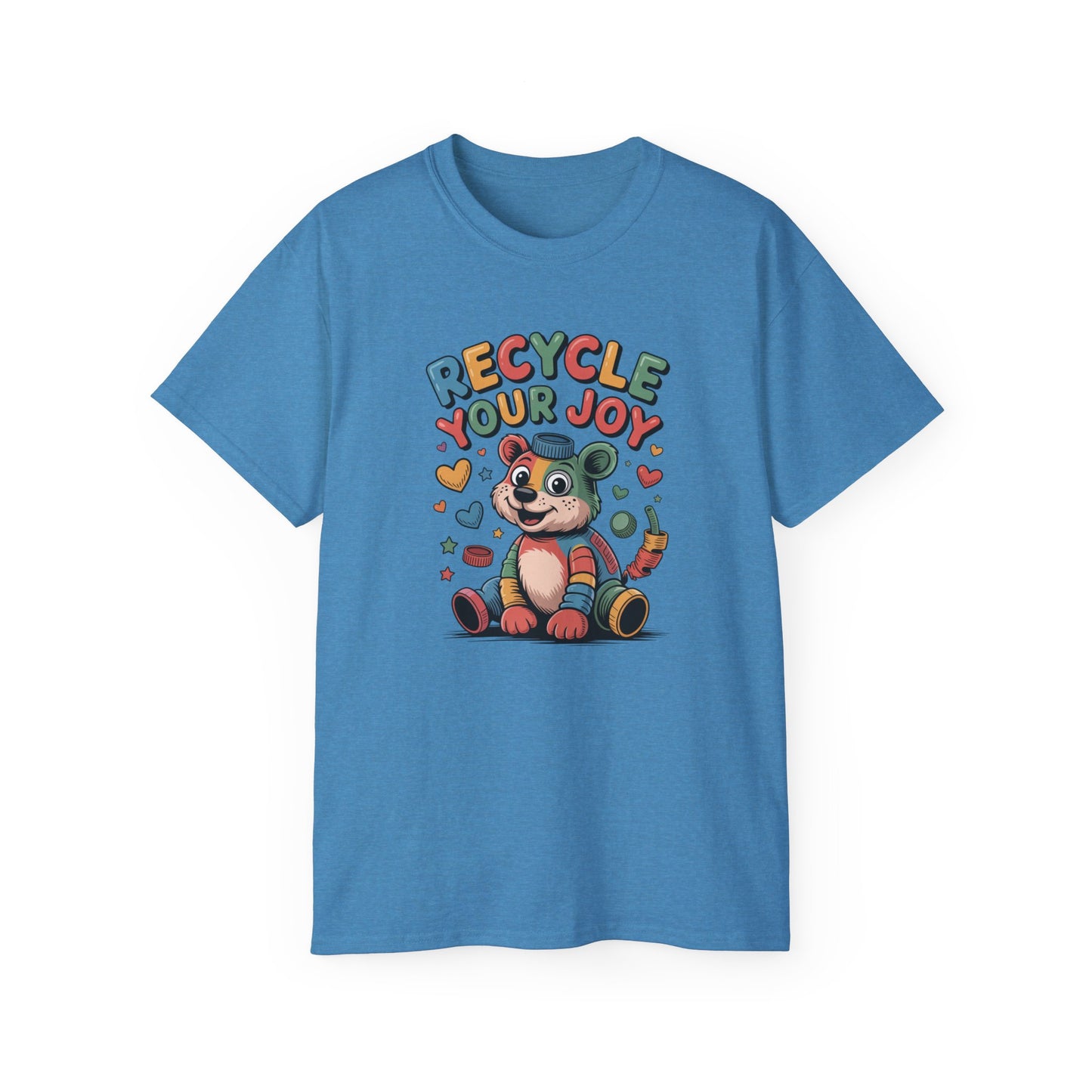 Recycle Your Joy Panda Tee — Cute Eco-Friendly Positive Message T-Shirt