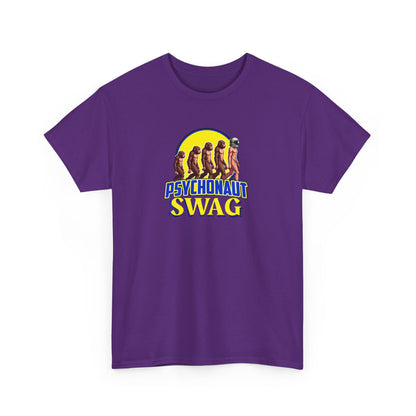 Psychonaut swag small biz, Heavy Cotton Tee, Cool Graphic T-Shirt, Streetwear Top, Gift for Psychonauts, Fun Casual Wear