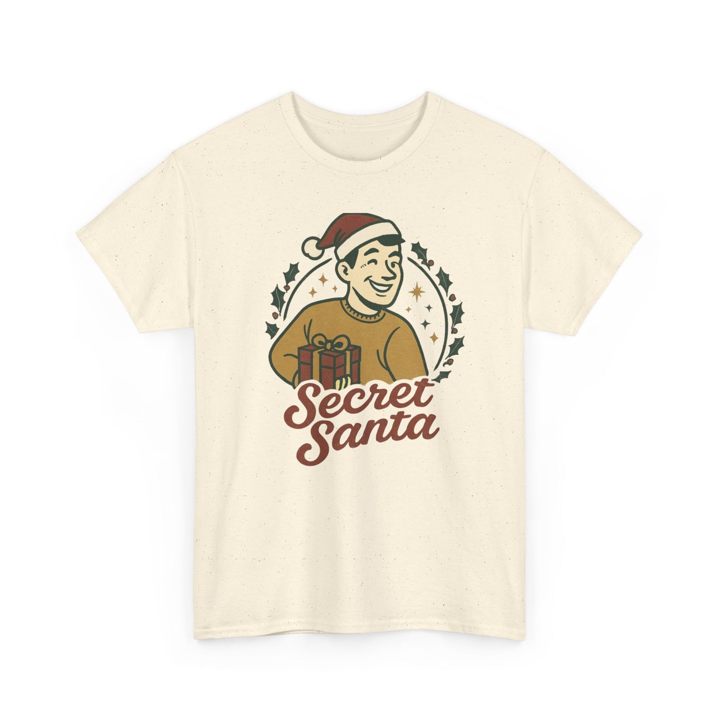 Secret Santa T-Shirt — Retro Holiday Graphic Tee