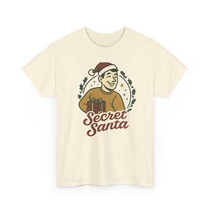 Secret Santa T-Shirt — Retro Holiday Graphic Tee