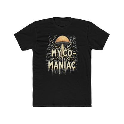 Myco-Maniac Unisex Cotton Crew Tee - Fun Fungi Shirt, Nature Lover Gift, Mushroom Enthusiast Apparel, Eco-Friendly Top, Perfect for [...] - Psychonaut Swag