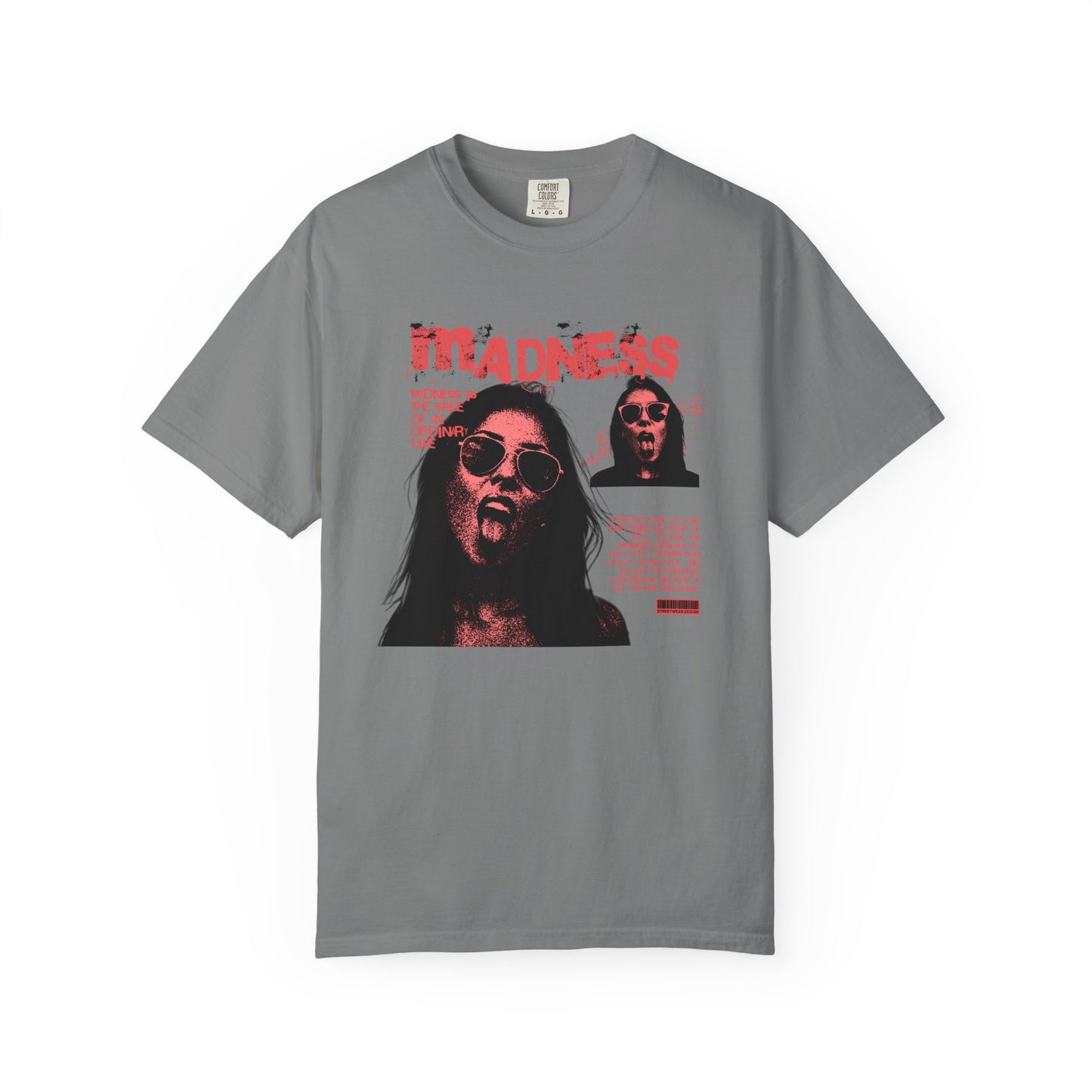 Madness Vintage Photo Graphic T‑Shirt