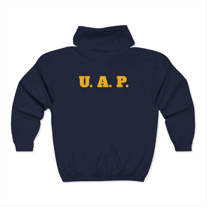 U.A.P. Special Agent Unisex Heavy Blend™ Full Zip Hooded Sweatshirt - Psychonaut Swag