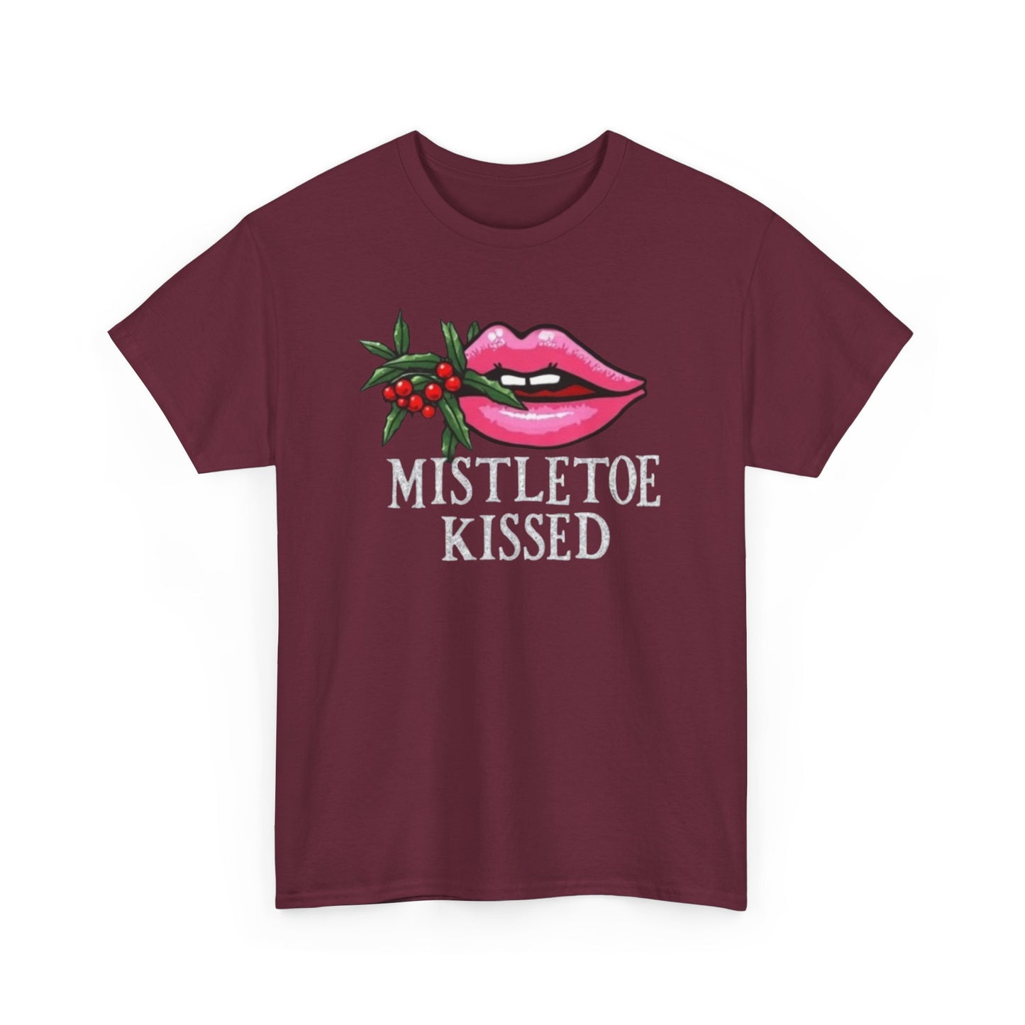 Mistletoe Kissed, Unisex Heavy Cotton Tee