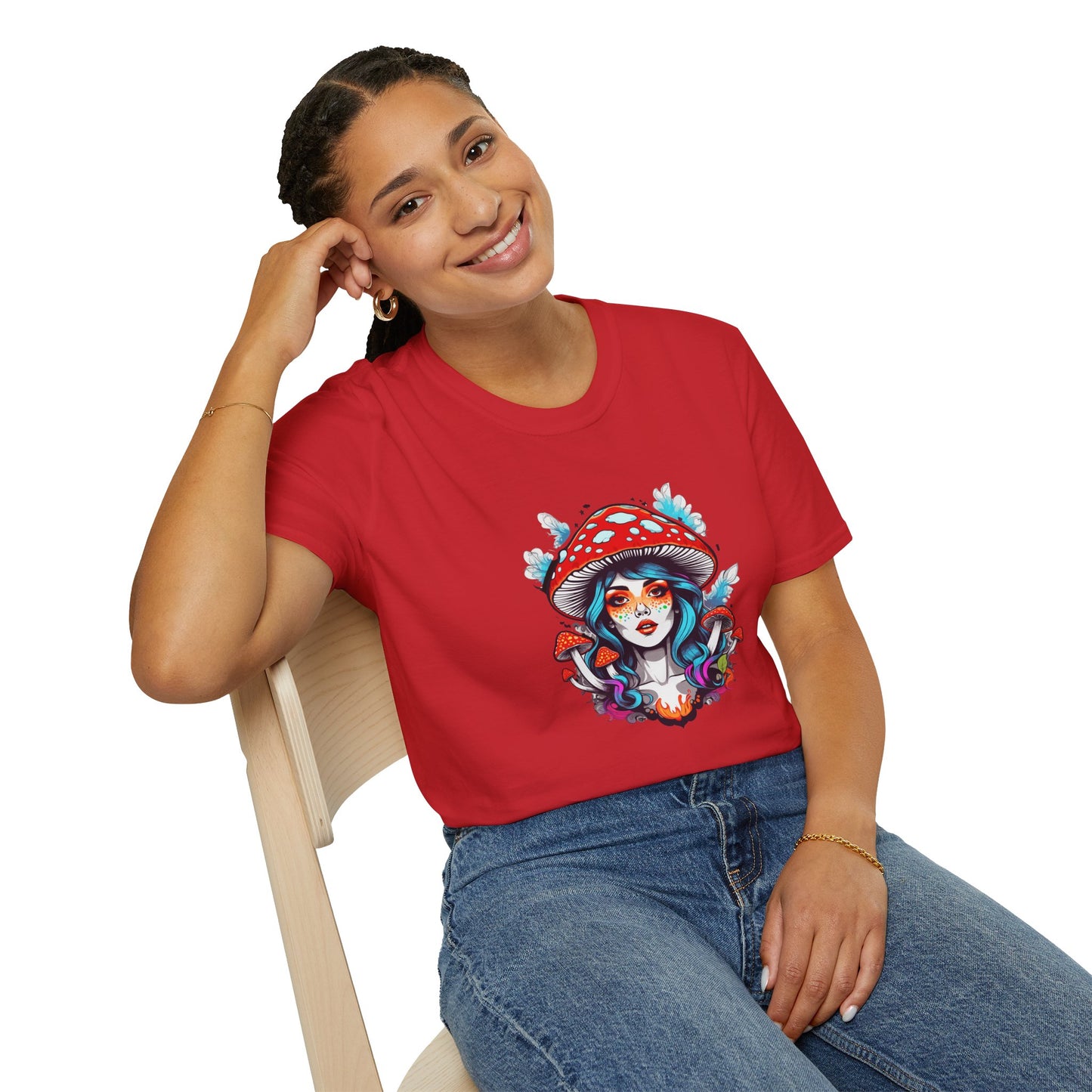 Miss Fly Agaric, Unisex Softstyle T-Shirt