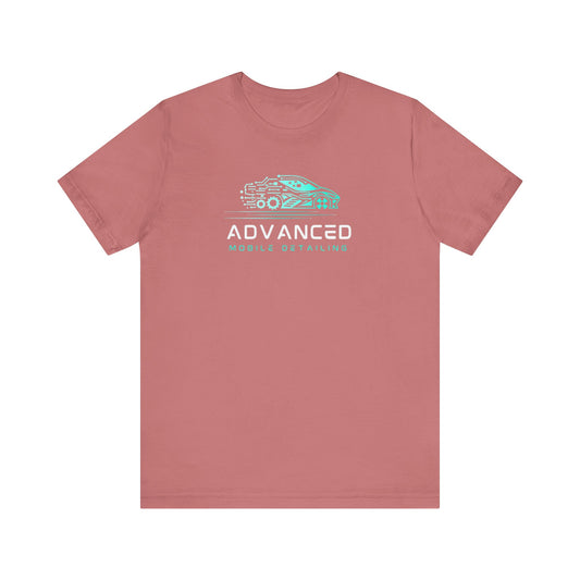 Advanced Mobile Detailing, Super soft style, Unisex Tee, Car Enthusiast Shirt, Automotive Gift, Stylish Car Wash Tee, Perfect for Mechanics, Birthday or Holiday Gift