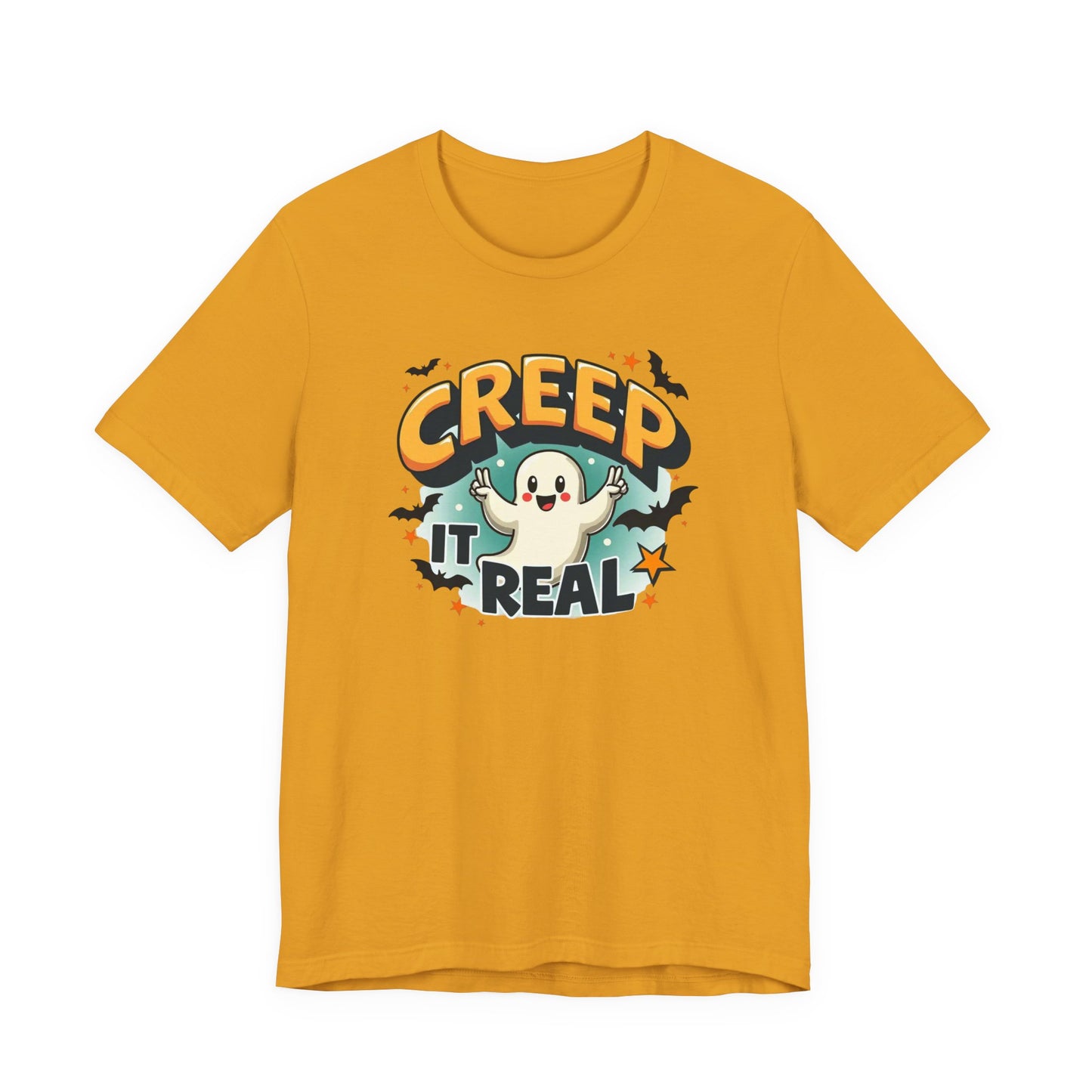 Creep It Real Ghost Tee — Cute Halloween T-Shirt