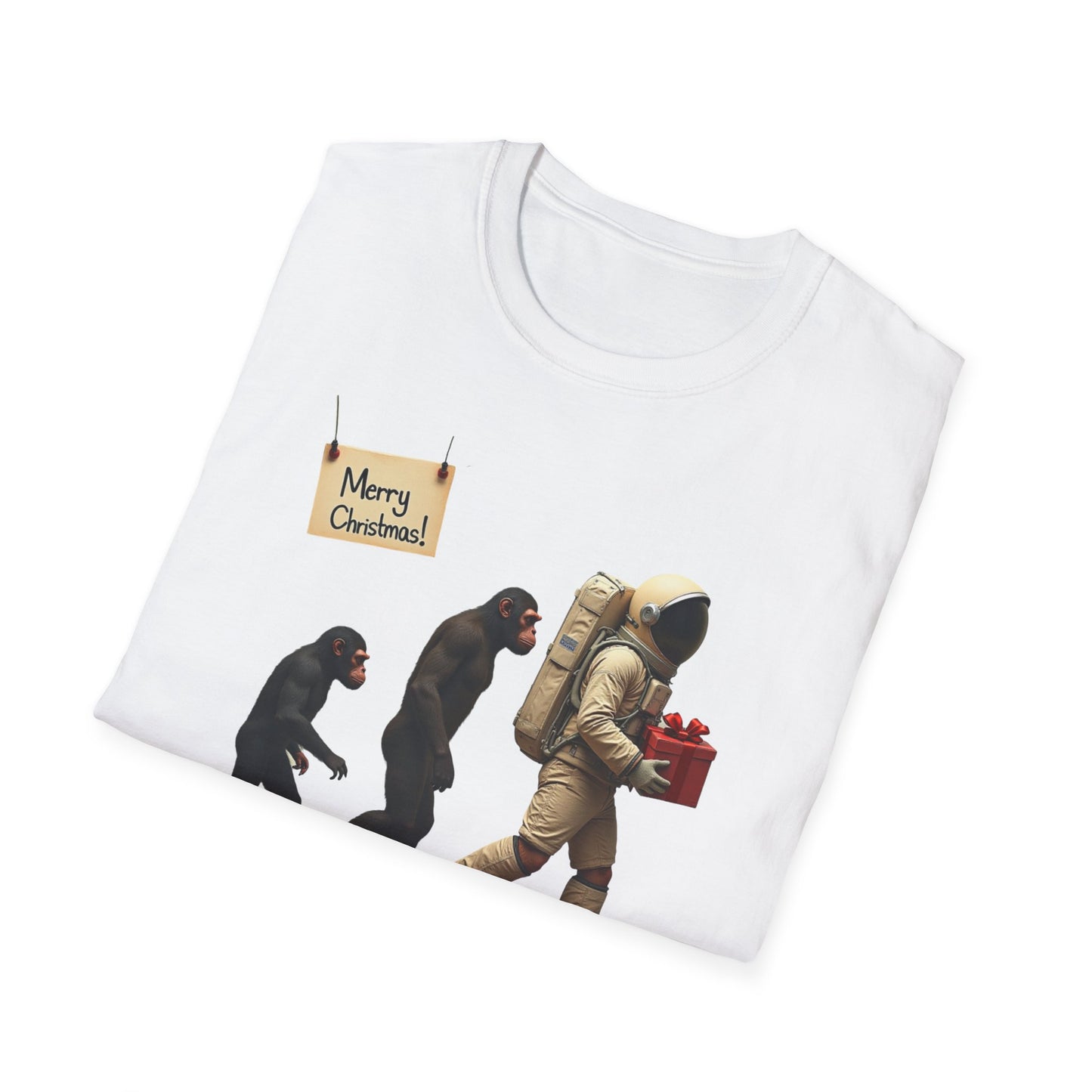 Evolution of Astronaut, Unisex Softstyle T-Shirt