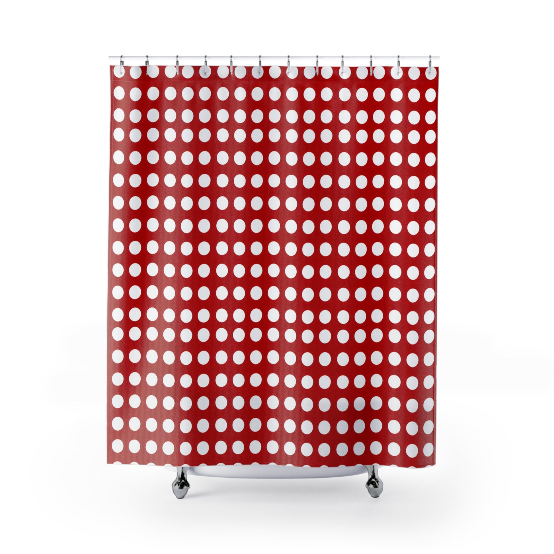 Retro Polka Dot Shower Curtain - Retro 80's Movie Referance - Psychonaut Swag
