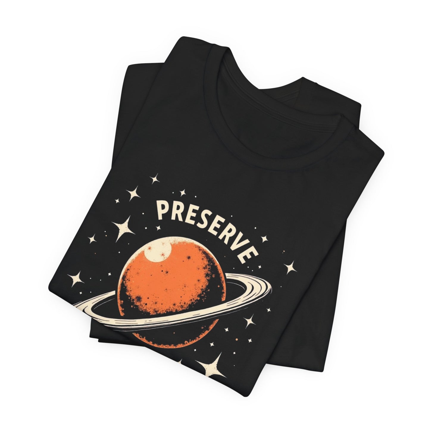 Preserve the Light of Consciousness Tee — Planet Illustration Graphic T-Shirt