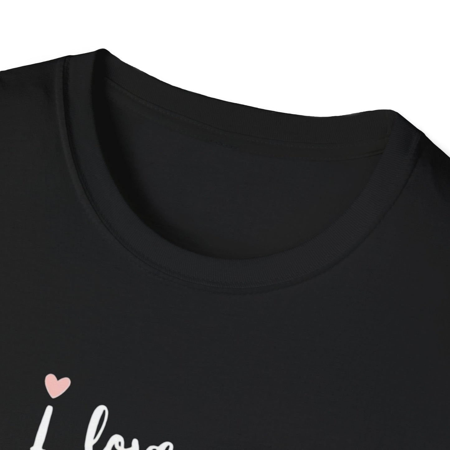 I Love You Graphic Tee — Minimal Heart Script T-Shirt