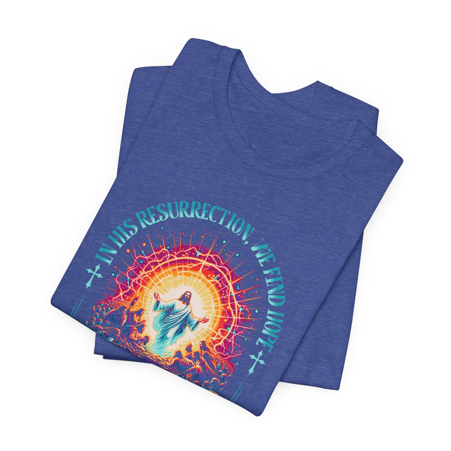 Resurrection Concert Tee — "Hope's Dawn" Christian Worship Graphic Shirt