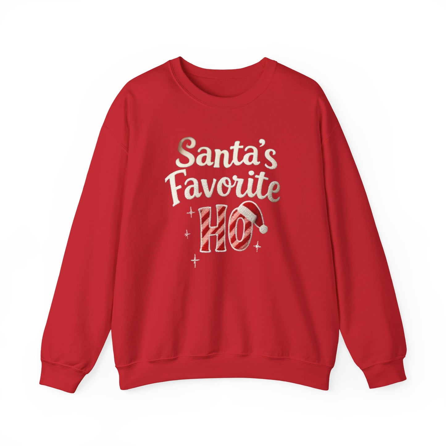 Santa’s Favorite, ugly Christmas sweater Unisex Heavy Blend™ Crewneck Sweatshirt