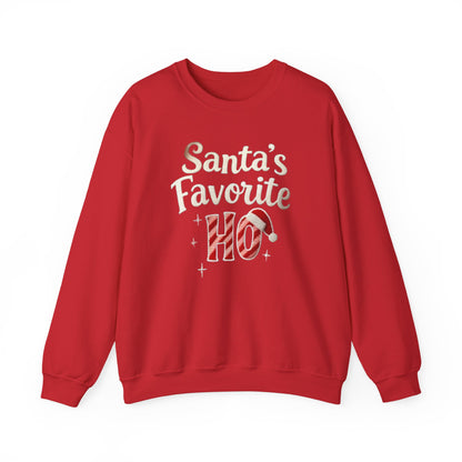 Santa’s Favorite, ugly Christmas sweater Unisex Heavy Blend™ Crewneck Sweatshirt