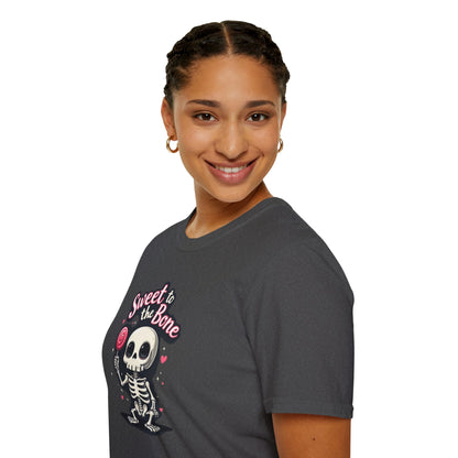 Sweet to the Bone T-Shirt — Cute Skeleton Candy Graphic Tee