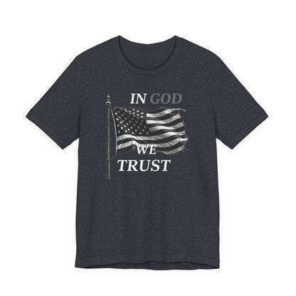 In God We Trust American Flag Tee