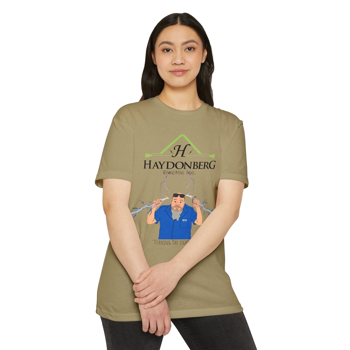 Haydonberg Turning The Lights On, Unisex CVC Jersey T-shirt
