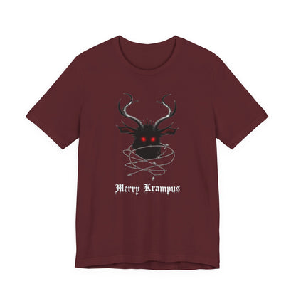 Krampus Graphic Tee — "Merry Krampus" Holiday Horror T-Shirt