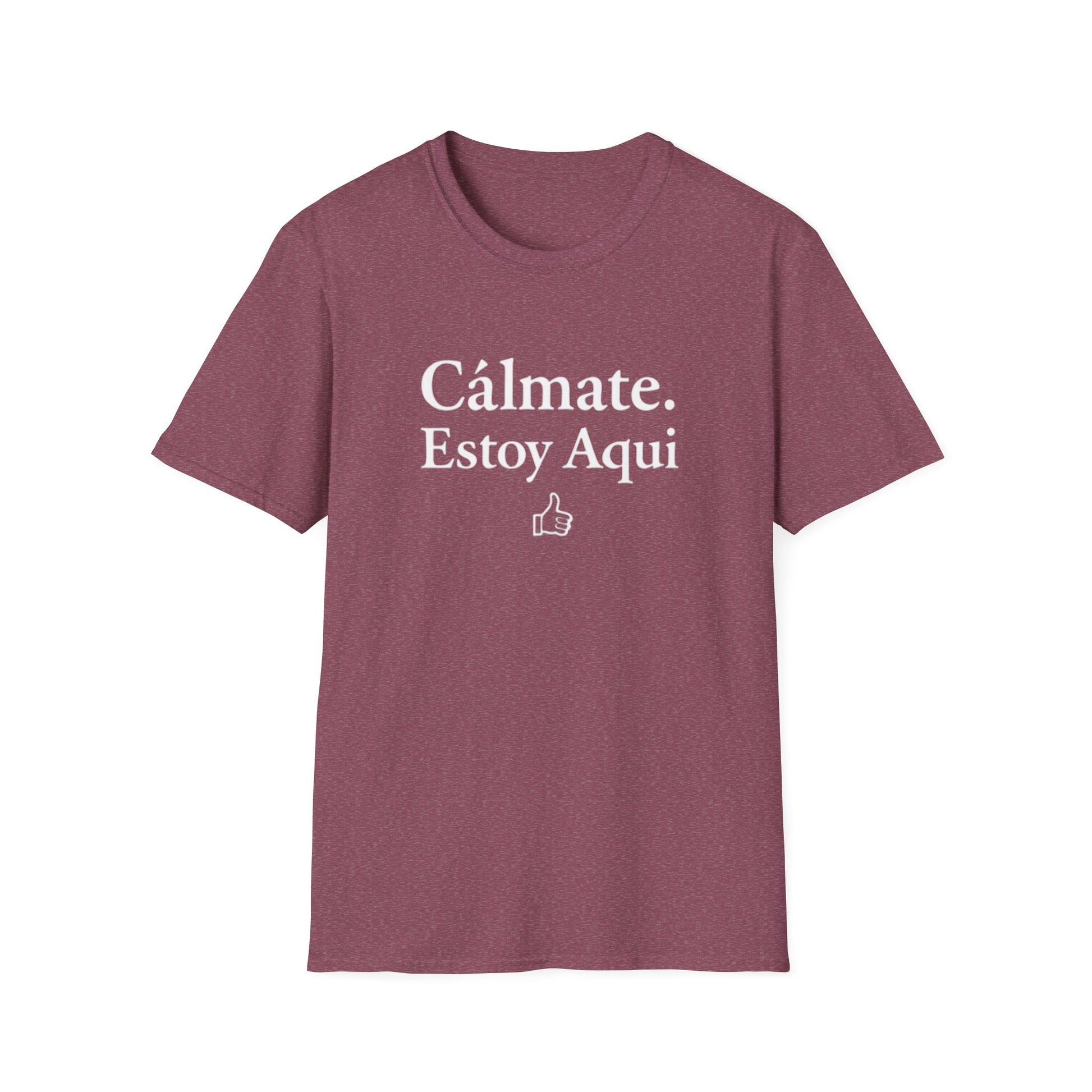 Calm down I’m here, Affirmation Unisex T-Shirt, Relax Shirt, Mindfulness Tee, Casual Wear, Gift for Yoga Lovers, Self-Care Reminder - Psychonaut Swag