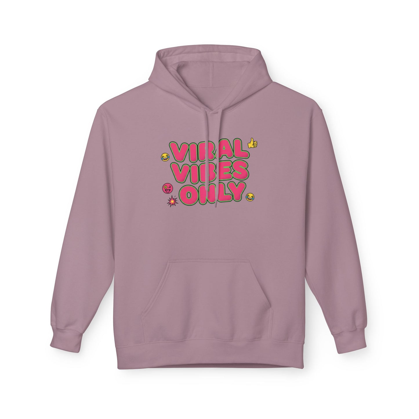 Hoodie - "Vibe Check" Colorful Retro Text Graphic