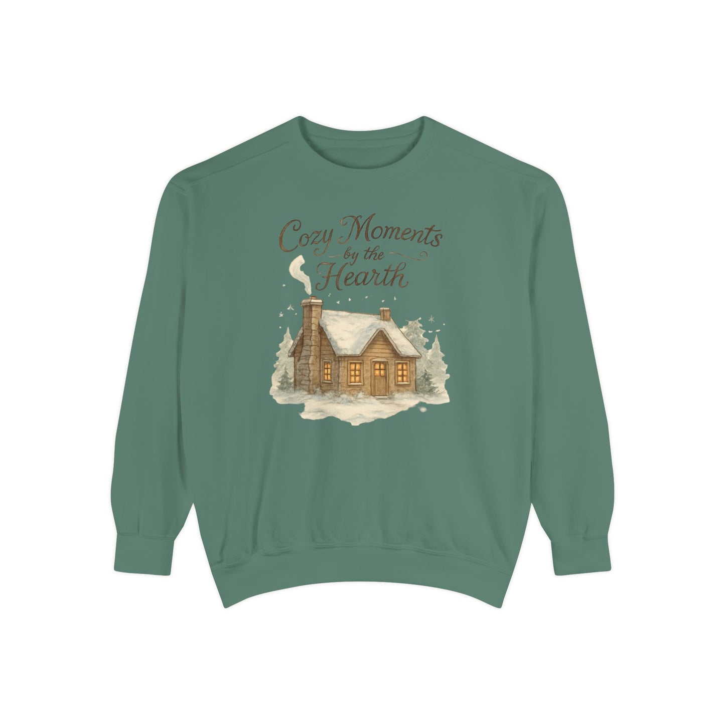 Cozy cabin Unisex Garment-Dyed Sweatshirt