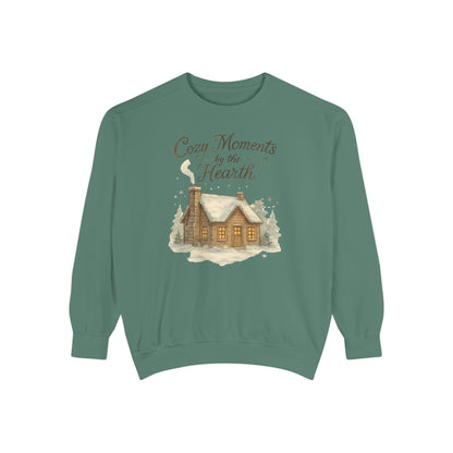 Cozy cabin Unisex Garment-Dyed Sweatshirt