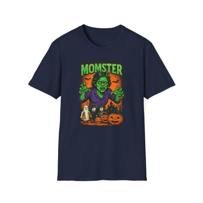Halloween Momster T-Shirt, Unisex Spooky Tee, Cute Halloween Shirt, Gift for Halloween Lovers, Family Costume Shirt, Trick or Treat Shirt