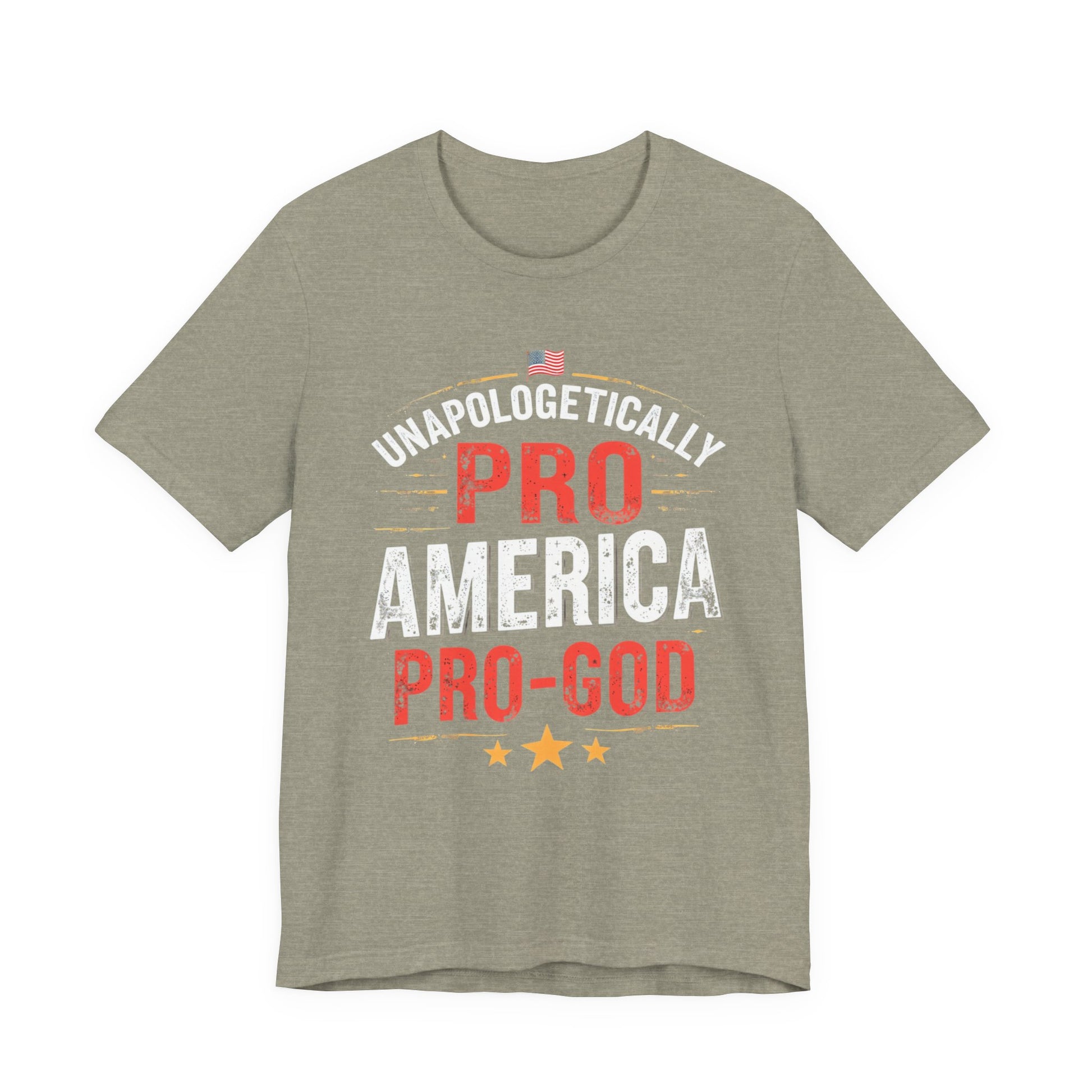 Pro-America Pro-God Tee - Patriotic Jersey T-Shirt - Psychonaut Swag