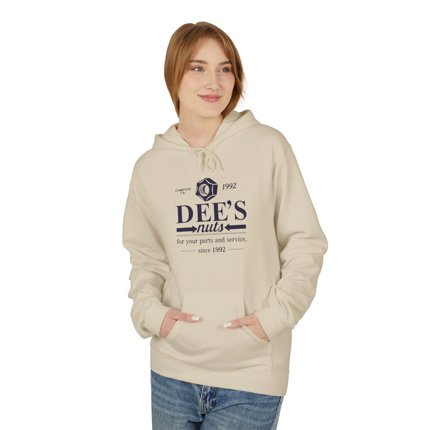 Hoodie - Dee's Vintage Logo Casual Pullover