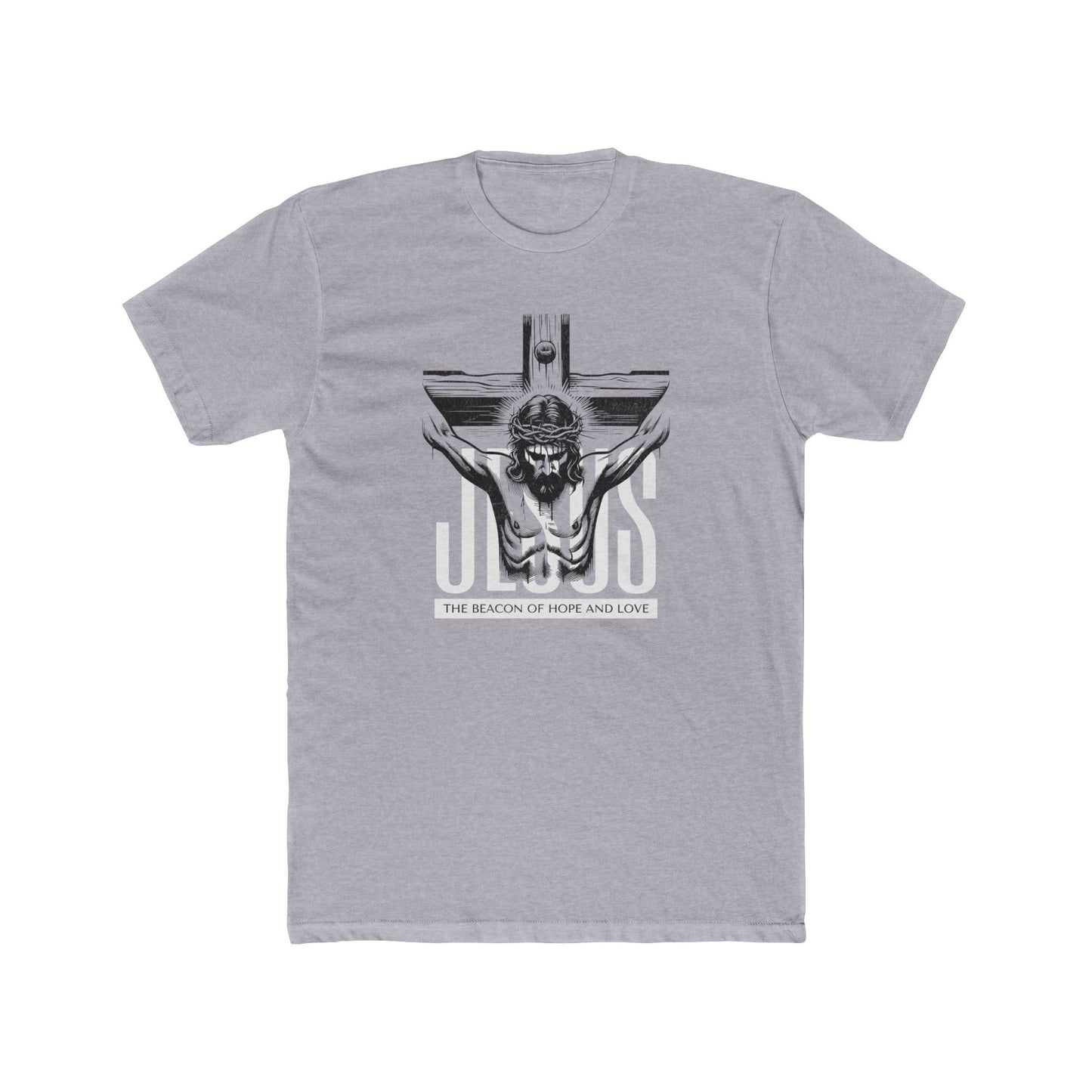 Jesus Crucifix Tee — "The Beacon of Hope and Love" Christian T‑Shirt