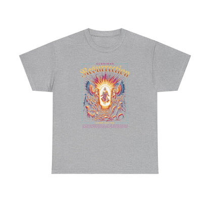 Resurrection Graphic Tee — Vintage Religious Revival T-Shirt