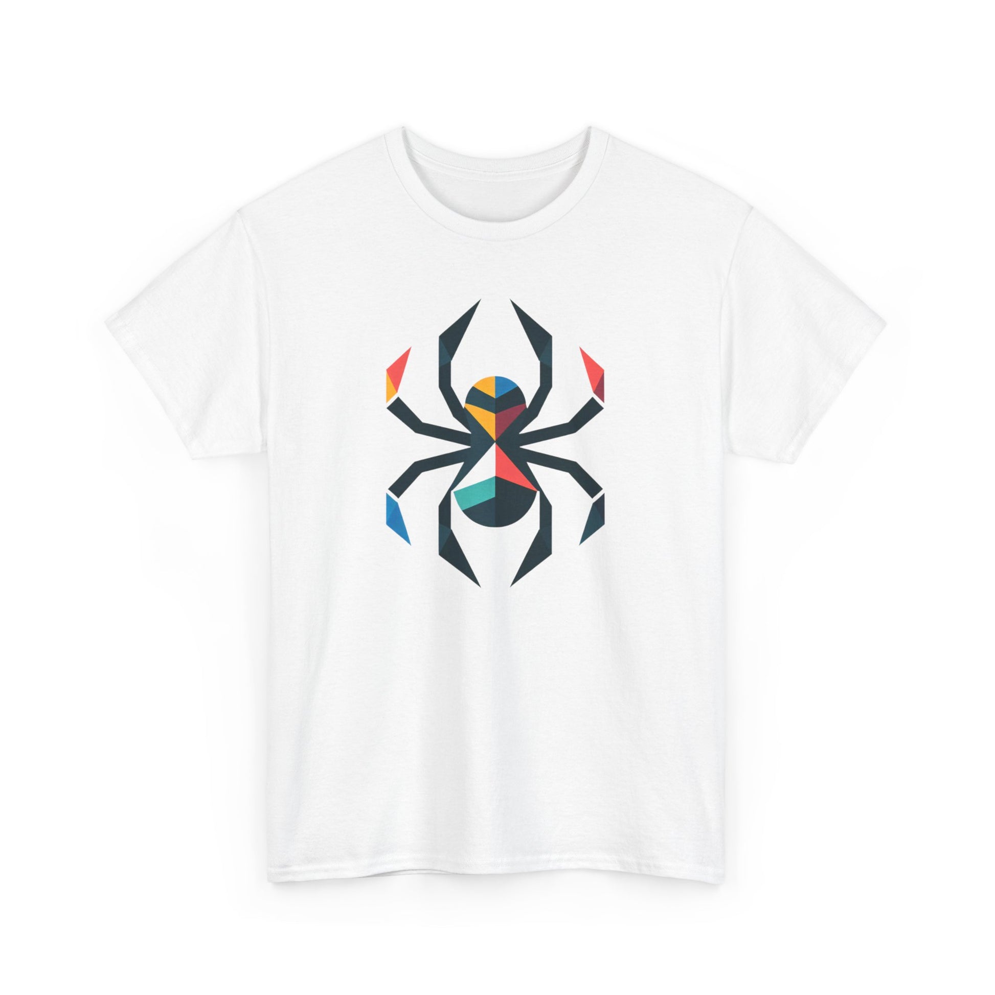 Colorful Spider, Graphic Unisex Heavy Cotton Tee - Psychonaut Swag