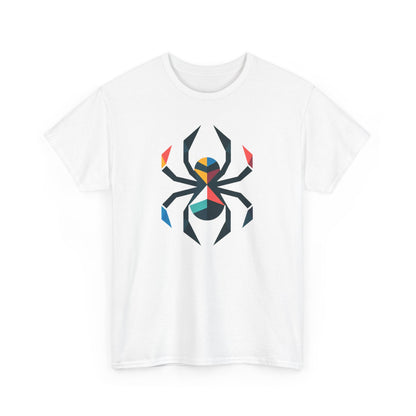 Colorful Spider, Graphic Unisex Heavy Cotton Tee - Psychonaut Swag