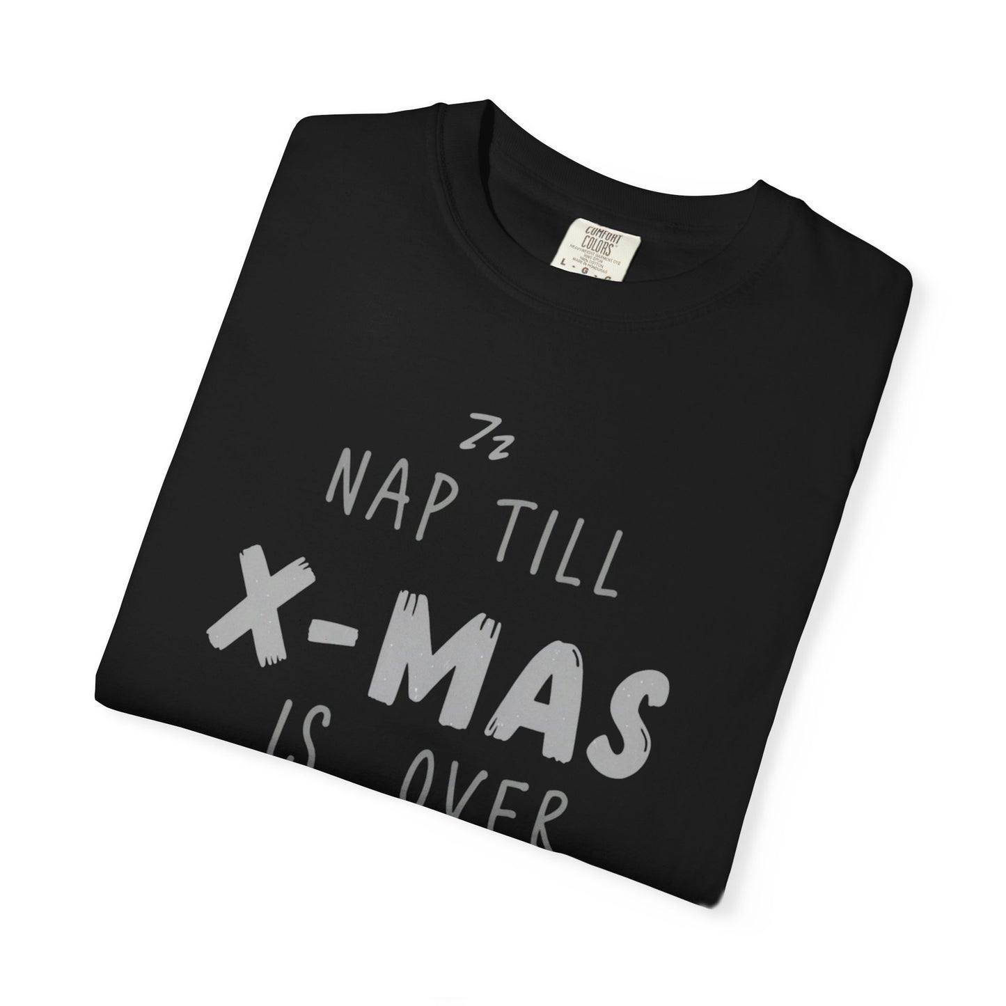 Nap Till X-Mas T-Shirt — Funny Christmas Holiday Tee