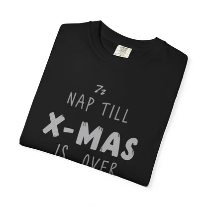 Nap Till X-Mas T-Shirt — Funny Christmas Holiday Tee