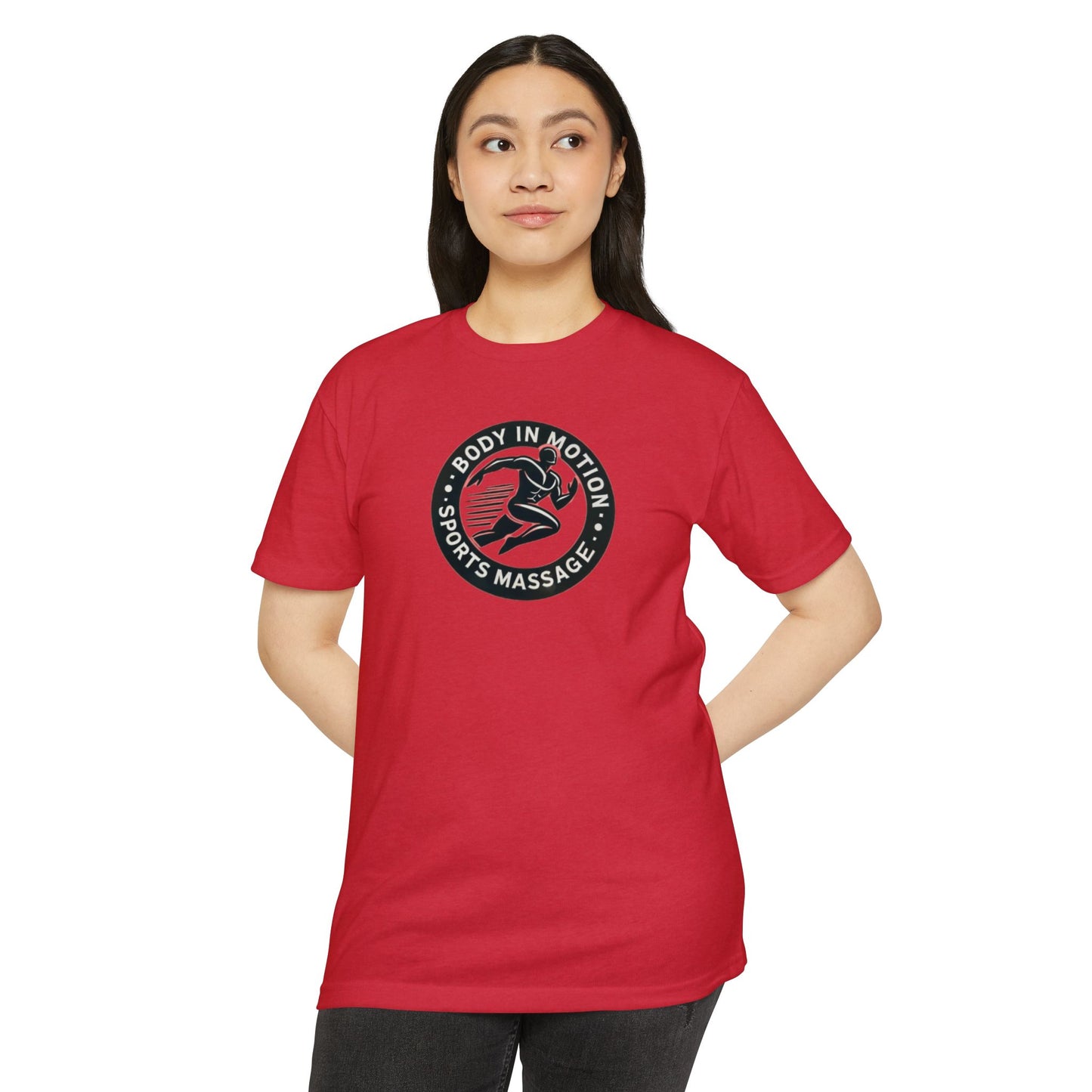 Body In Motion Sports Massage T-Shirt — Recovery & Mobility Athletic Tee