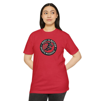 Body In Motion Sports Massage T-Shirt — Recovery & Mobility Athletic Tee