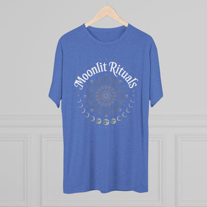 Moonlit Rituals Tee — Crescent Moon Phases Graphic T-Shirt