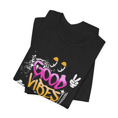 Good vibes Peeping, Unisex Jersey Short Sleeve Tee