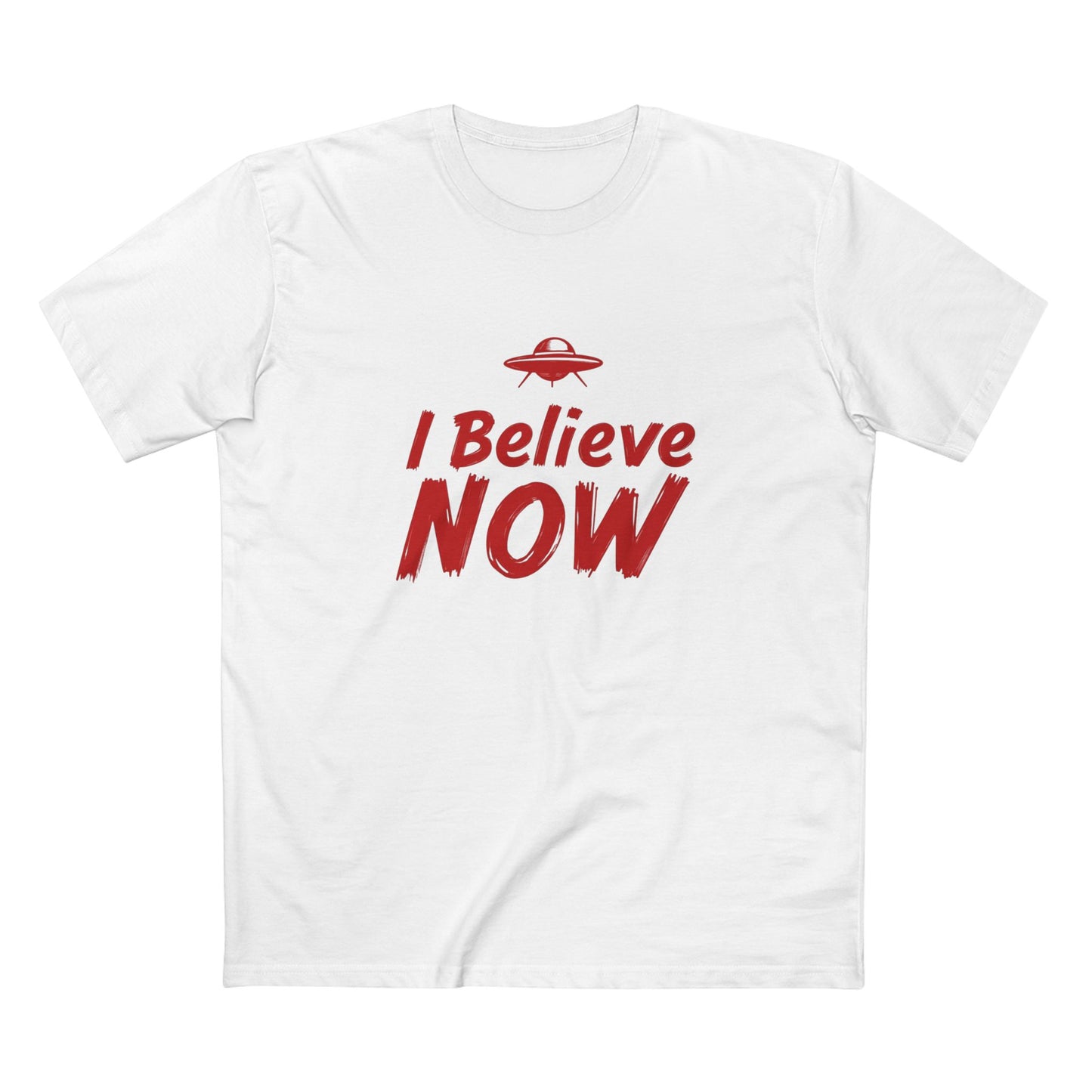 I Believe NOW UFO T-Shirt – Retro Alien Abduction Tee