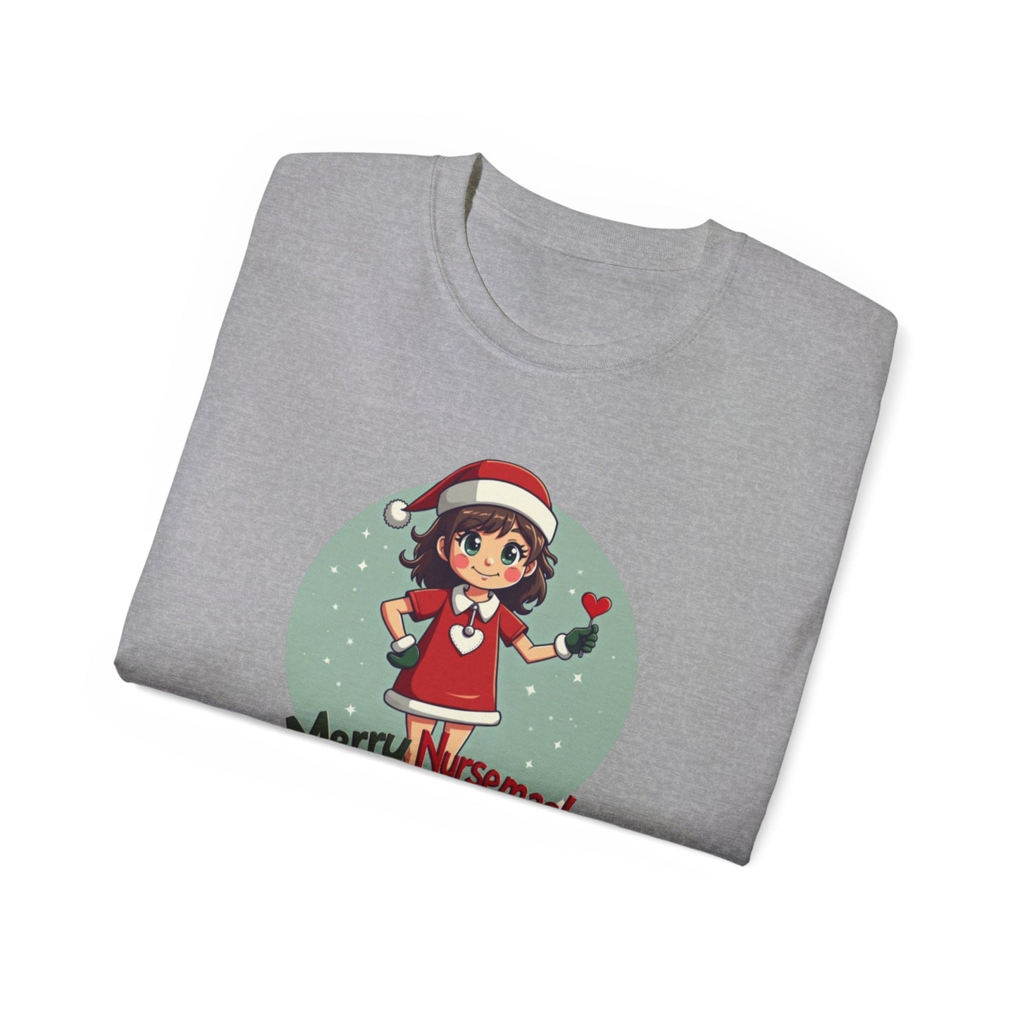 Nurse Christmas Tee — "Merry Nursemas!" Holiday Nurse T-Shirt
