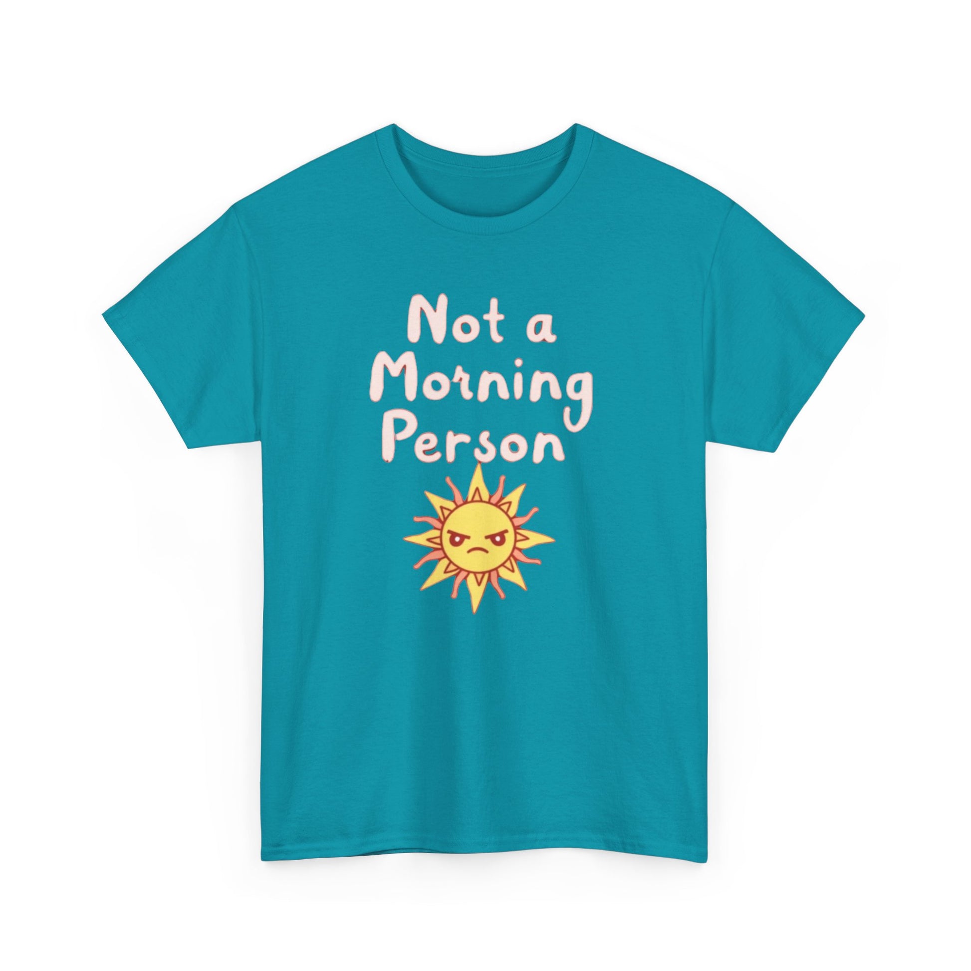 Not a Morning Person, Unisex Cotton T-Shirt, Fun Apparel for Kids and Adults, Perfect Gift for Birthdays and Celebrations - Psychonaut Swag