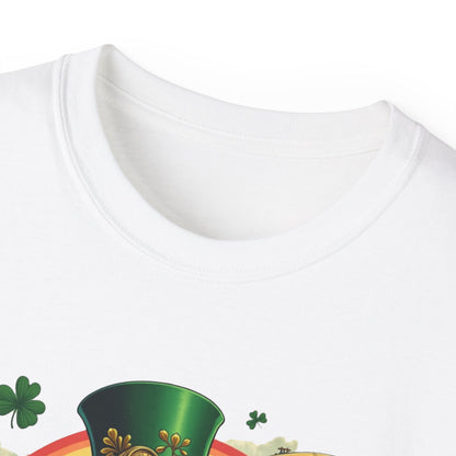 St. Patrick's Day Steampunk Leprechaun T-Shirt - Vintage Irish Lucky Beer Design
