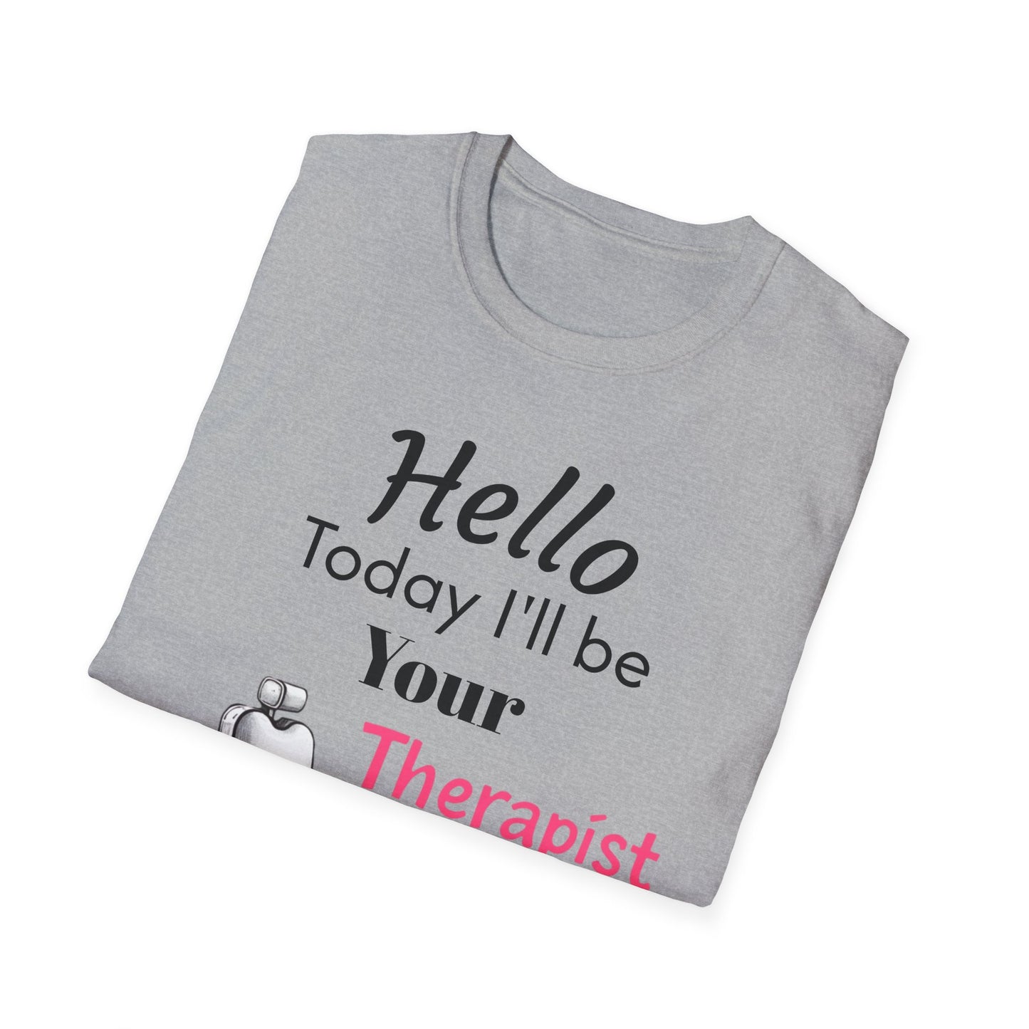 Hair stylist therapy, Unisex Softstyle T-Shirt | Perfect Gift for Barbers, Stylists, Hairdressers, Funny Tee for Self-Care Sundays, Hair Salon [...] - Psychonaut Swag