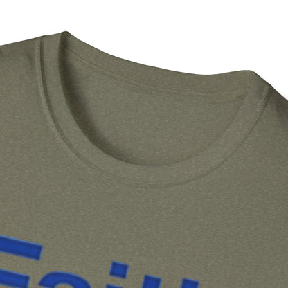 Faith Over Fear Unisex Softstyle T-Shirt | Inspirational Tee for Motivational Gifts, Everyday Wear, Faith, Courage, Positive Vibes - Psychonaut Swag