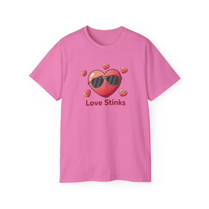 Love Stinks Heart Tee — Funny Valentine’s Day Shirt