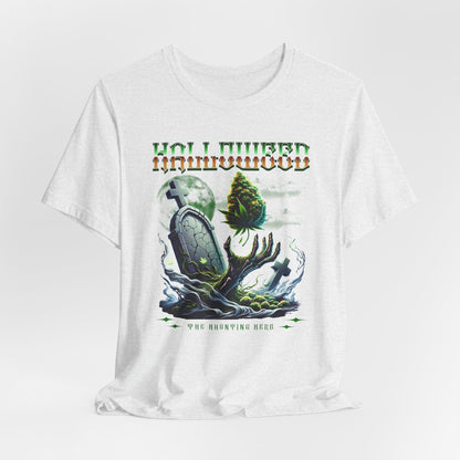 Halloweed, Haunted Herb, Unisex Jersey Short Sleeve Tee