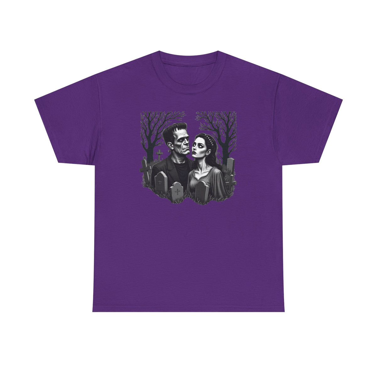 Gothic 'Until Forever' Couple Tee — Anniversary Season Graphic T-Shirt