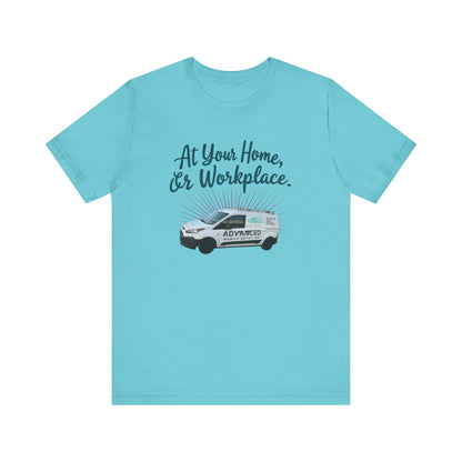 Advanced Mobile Detailing, At Your Home or Workplace Tee, Unisex Jersey T-Shirt Gift, Comfy Graphic Tee, Workwear Apparel, Casual Daily Wear